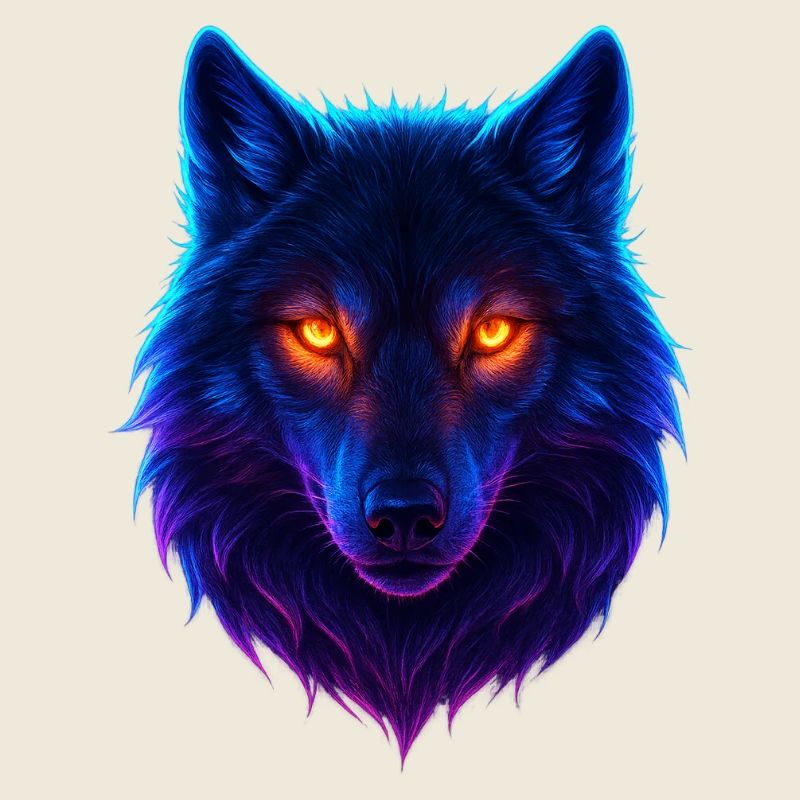 Neon Wolf's Aurora Eyes