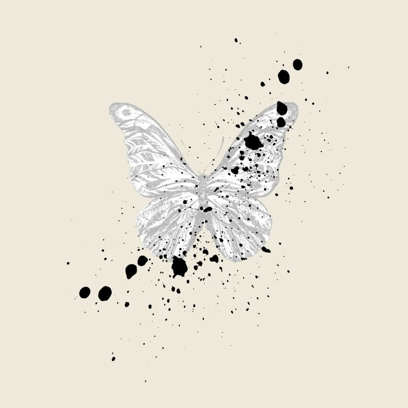 Weißer Schmetterling 
