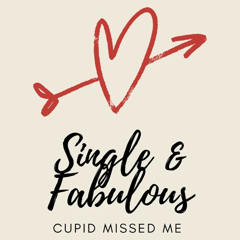 Herz mit Pfeil Doodle single shirt valentinstag