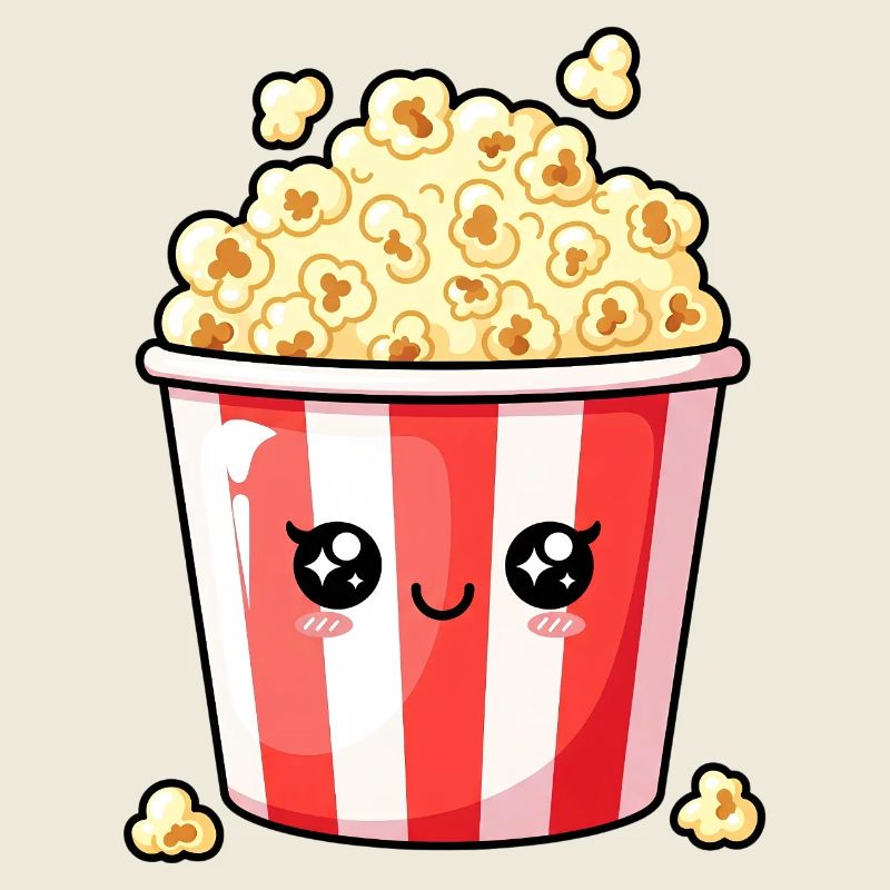 Kawaii Popcorn Bucket