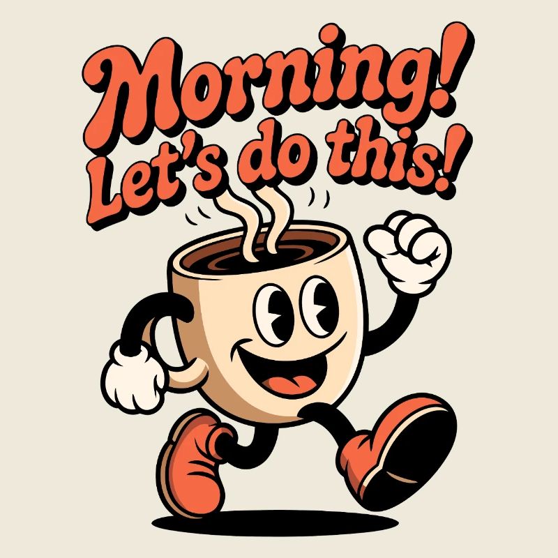 Morgenkaffee Start: Auf geht's!