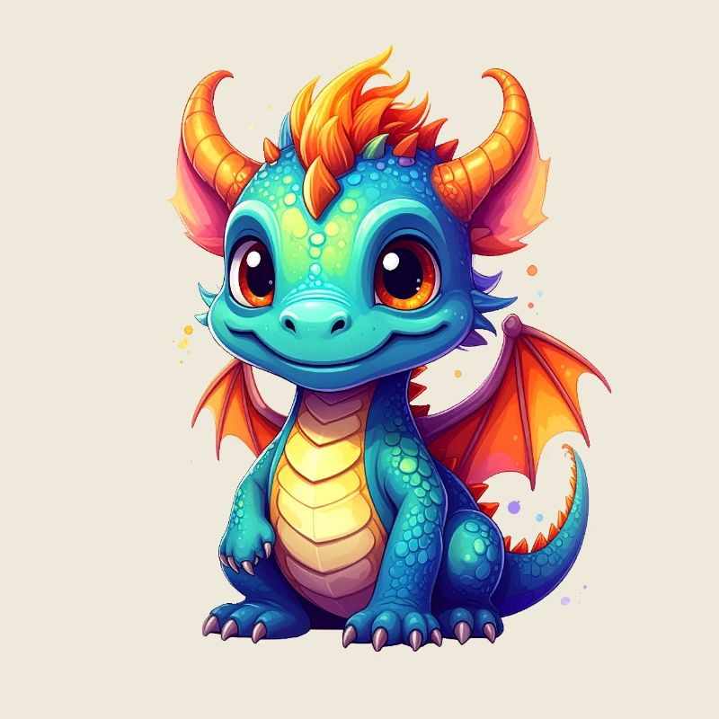 Niedlicher Drachen