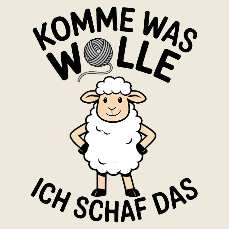 KOMME WAS WOLLE ICH SCHAF DAS - Jeu de mots drôle