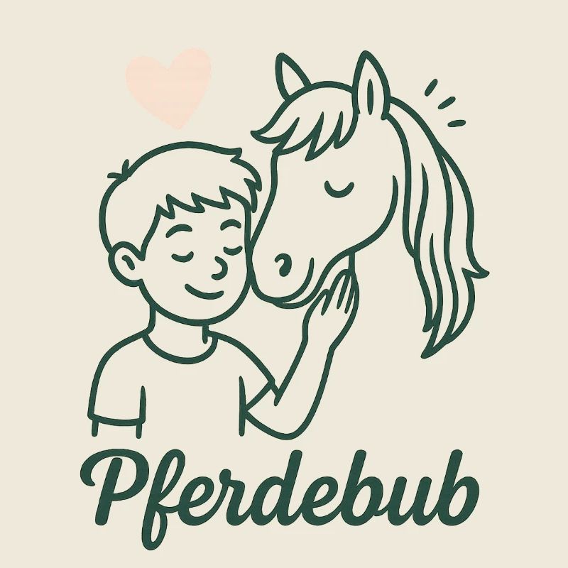 Illustration de l’ami du cœur du garçon cheval