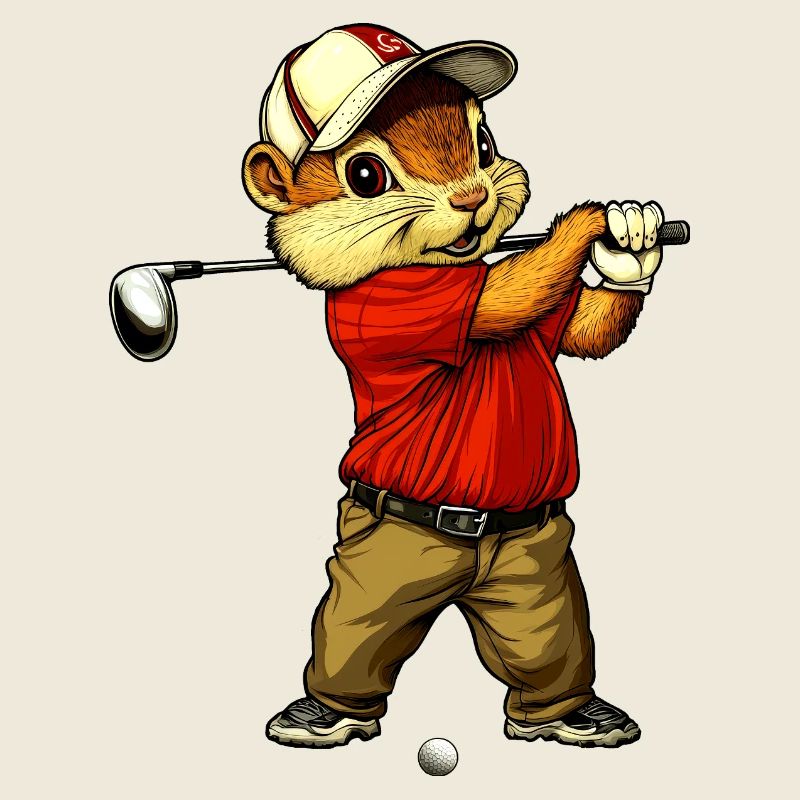 Streifenhörnchen Golf