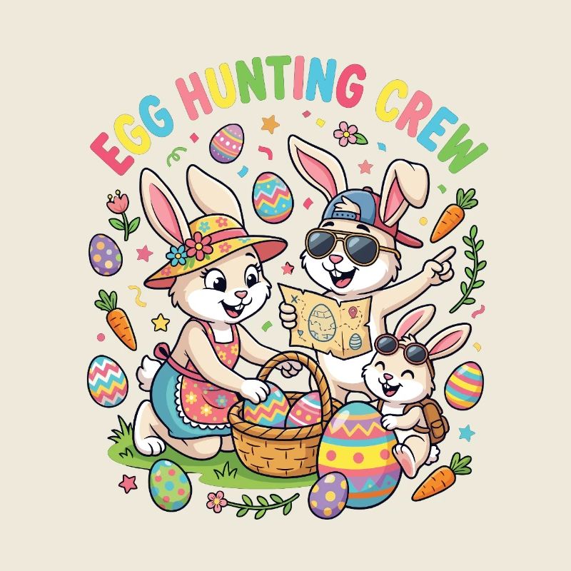 Hoster Bunny Family - Egg Collector