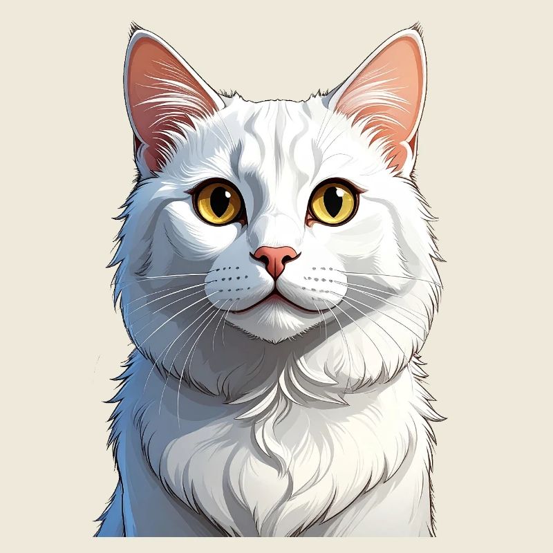Chat blanc