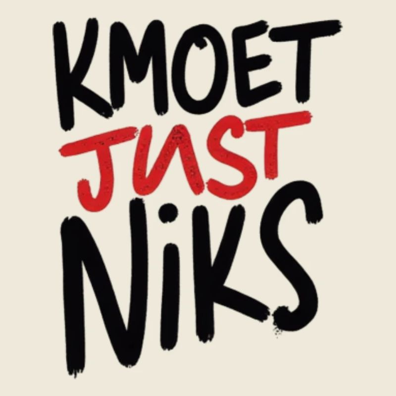 Just Niks Graffiti Red Black
