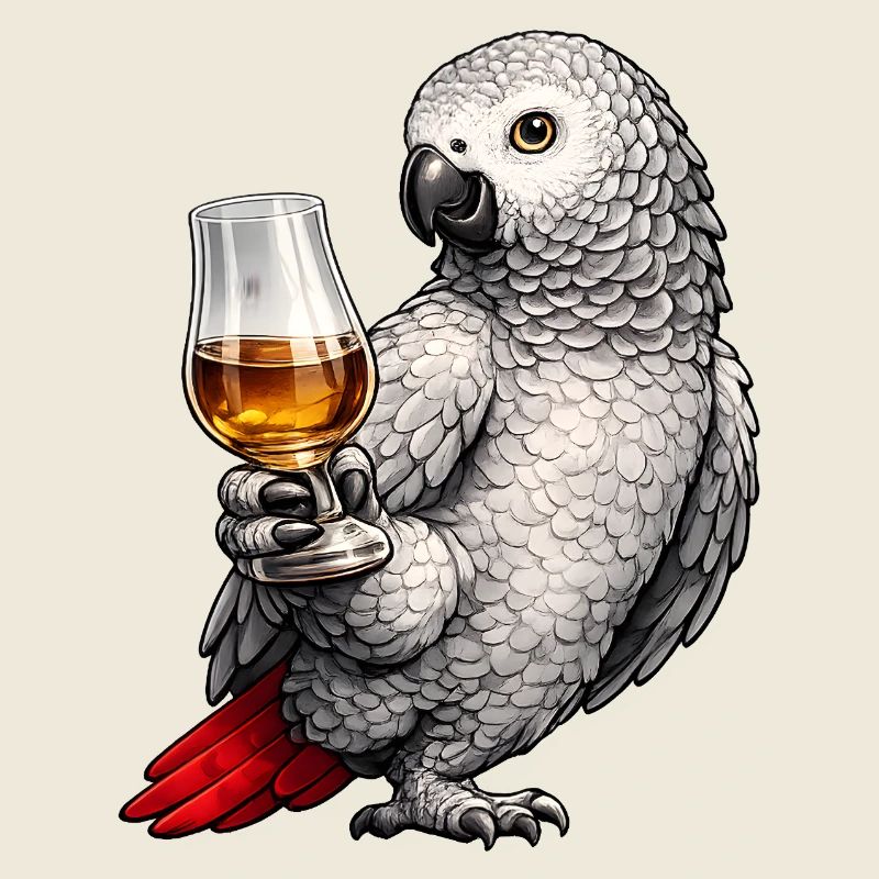 Graupapagei Whisky