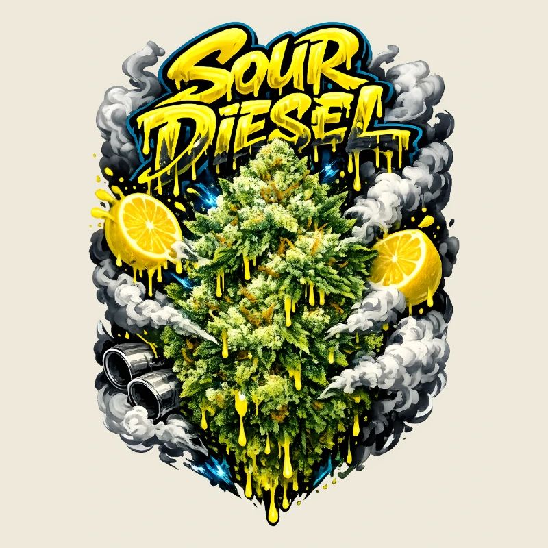 Typographie de la souche diesel acide Imprimé