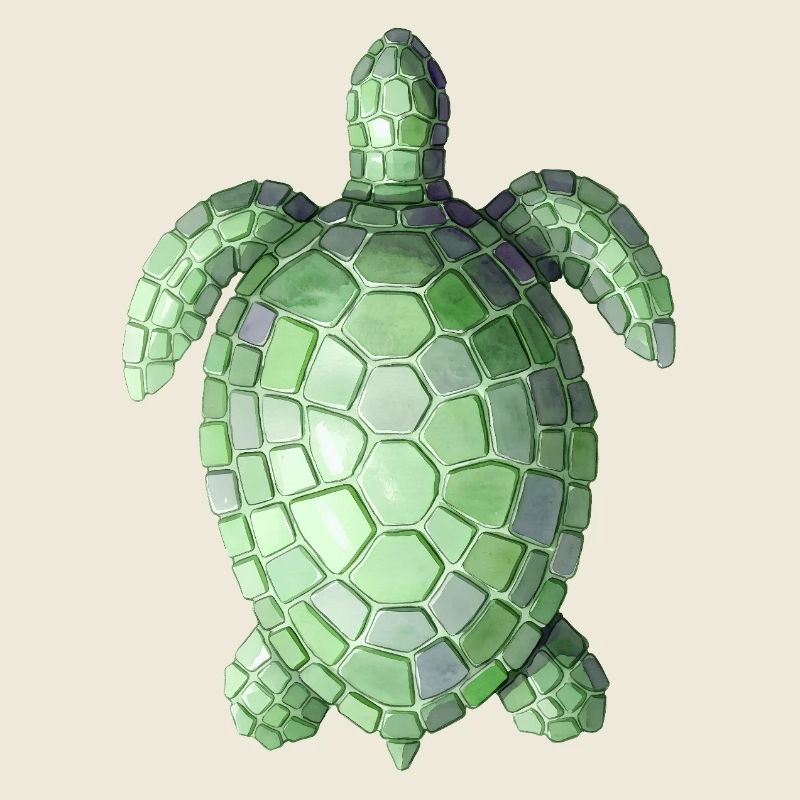 Turtle Mosaic - Gift for Sea Fans