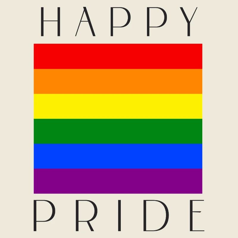 FIERTÉ HEUREUSE Rainbow LGBTQIA+