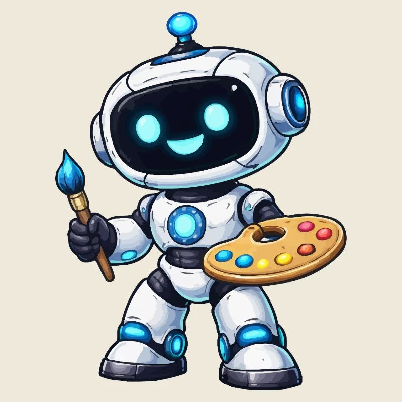 Artistic Painting Robot with Palette