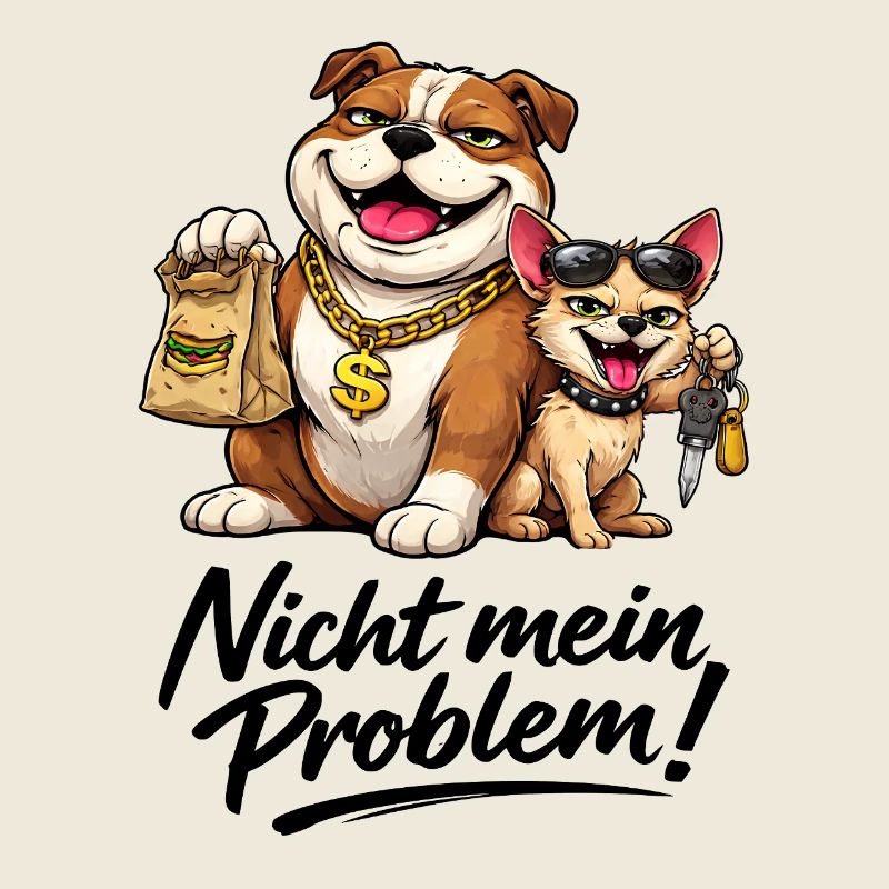 Luxus-Hundebande Cartoon