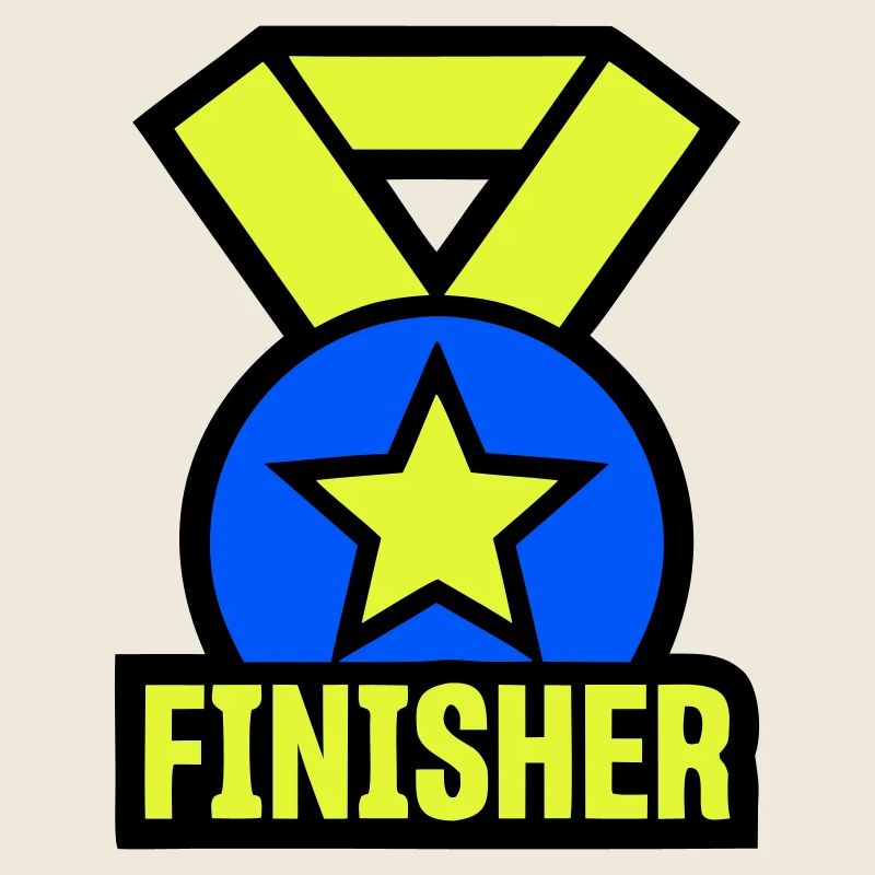 Stolzer Finisher Medaille Stern