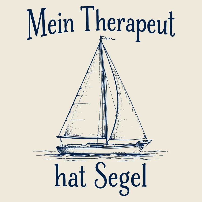 Sailing Sailor Funny Fun Sailboat Graphic