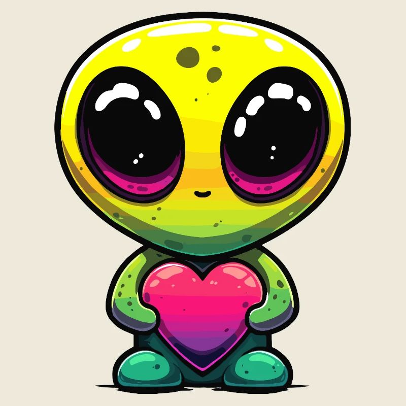 Kawaii Regenbogen Herzfreund