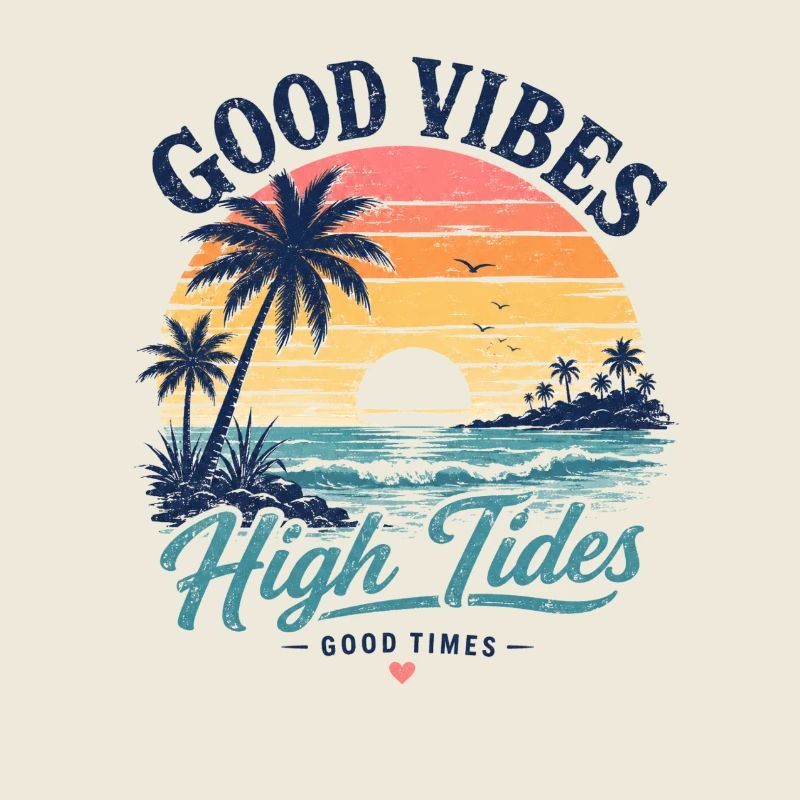 Vibes High Tides Sonnenuntergang