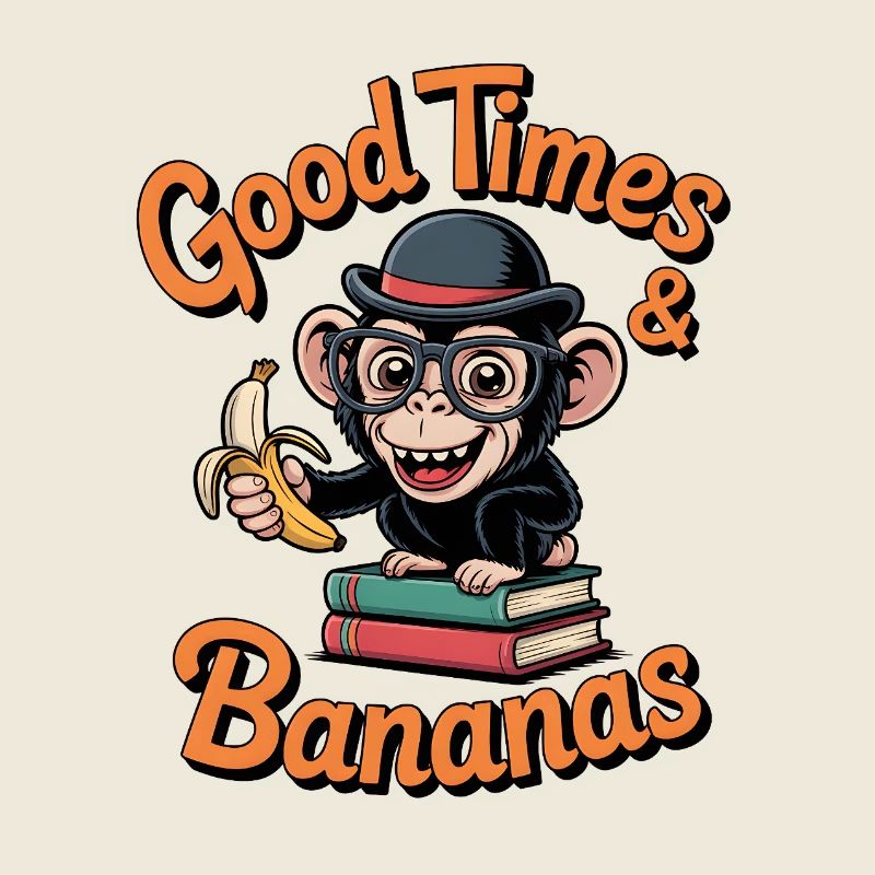 Singe : bonne soirée et bananes
