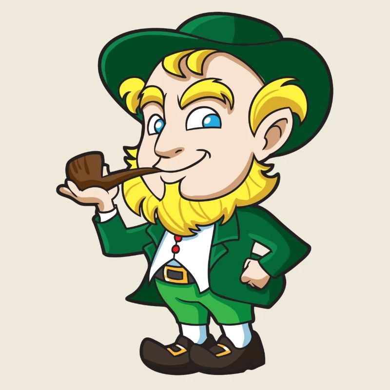 Leprechaun Pipe Charm