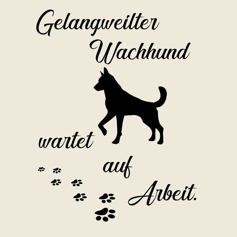 Hund lustiger Spruch