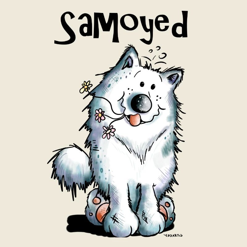 Funny Samoyed
