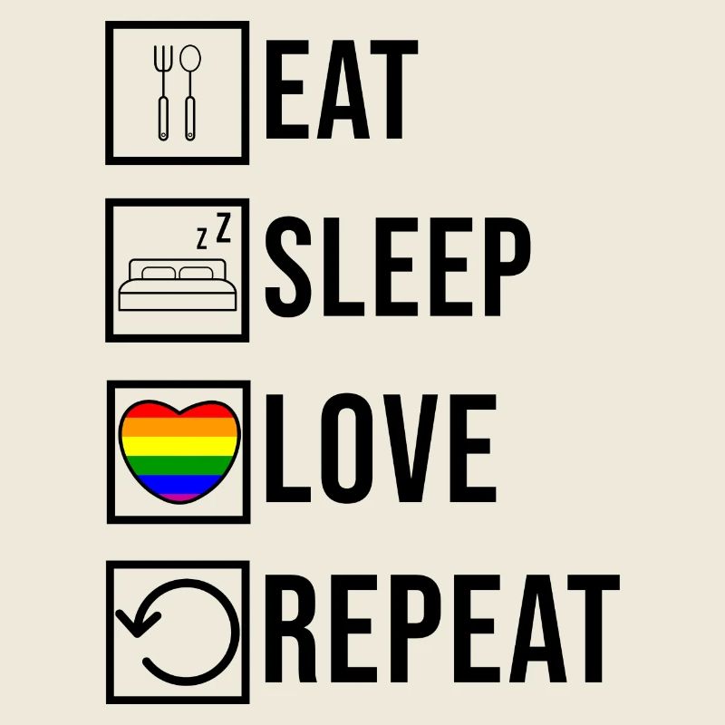 Lgbt Herz Regenbogen Lesbisch Liebe Gay Statement