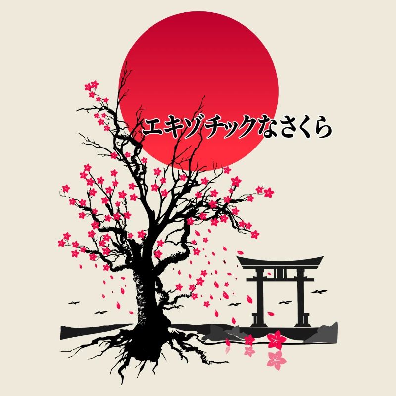EXOTISCHES SAKURA TORII TOR
