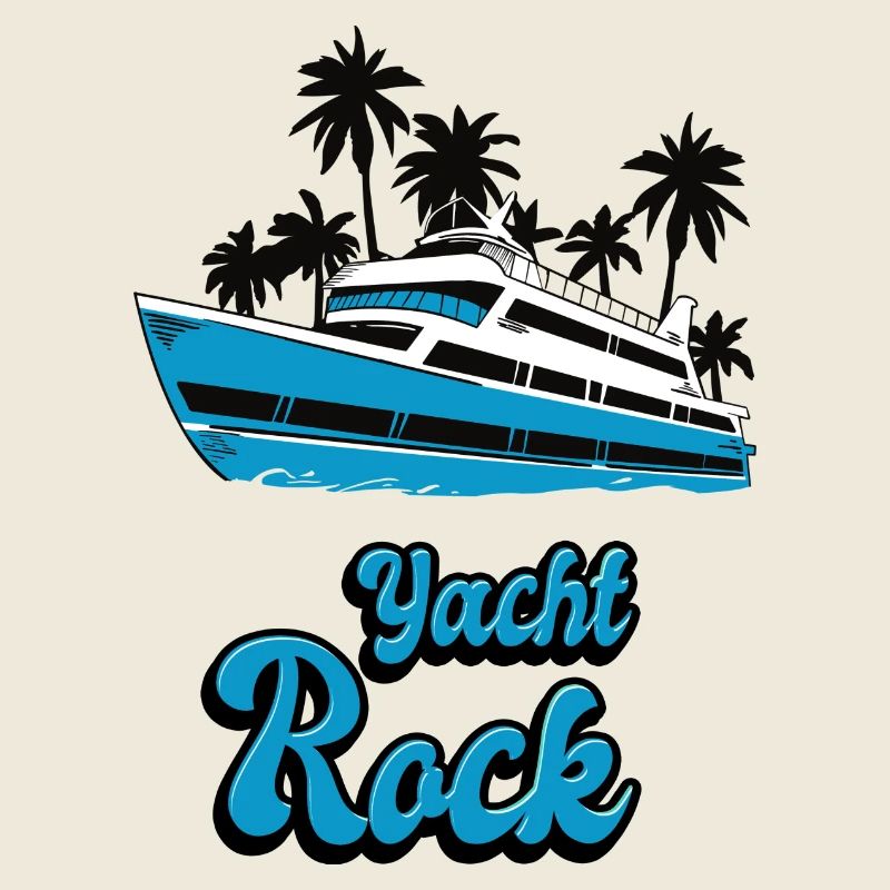 Design de bateau Yacht Rock Palm Tree