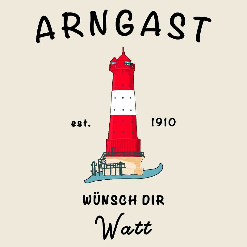 phare Arngast, Wilhelmshaven, Frise orientale
