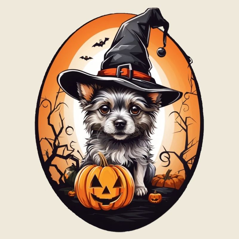 Halloween Hund
