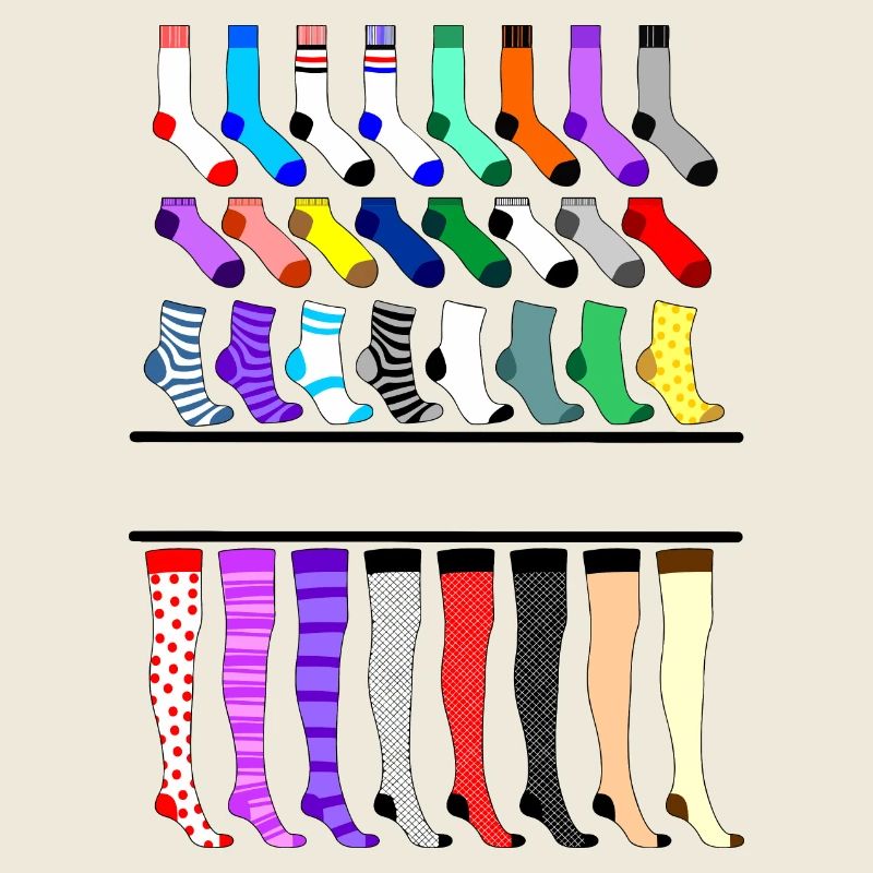 Socks, stockings, tights logo
