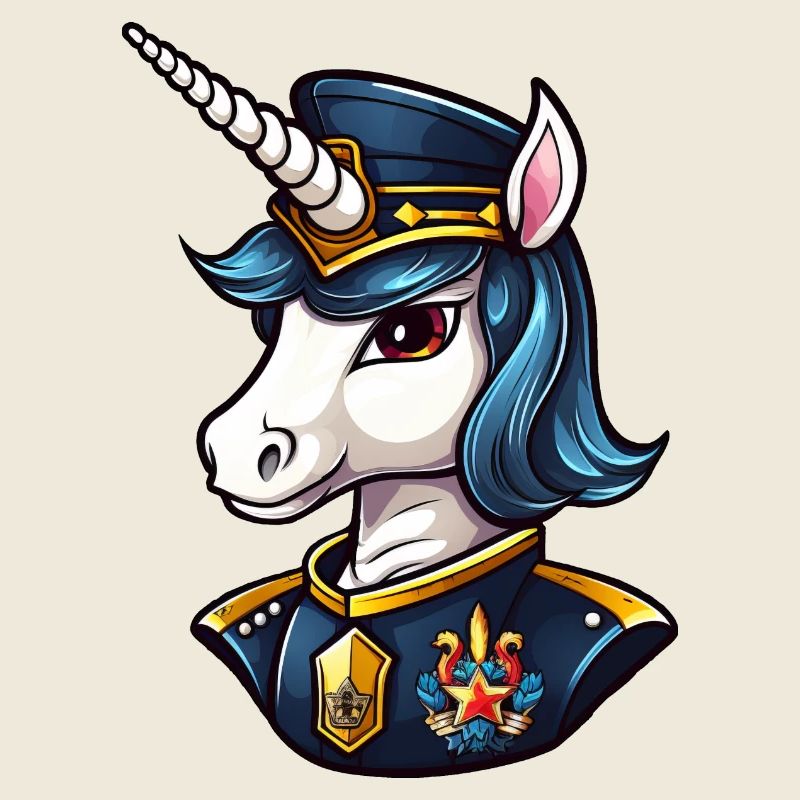 Policière licorne