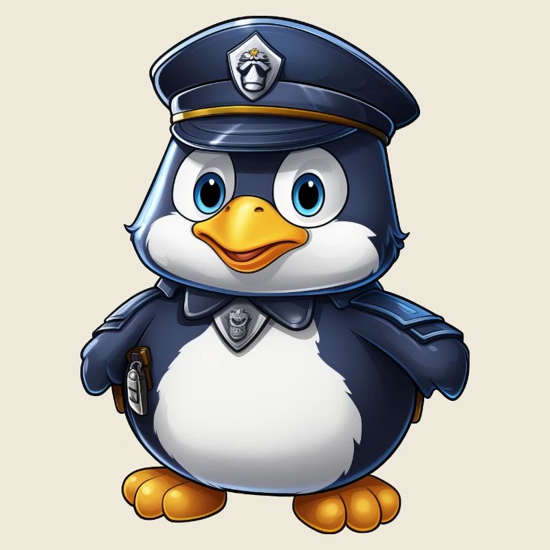 Pinguin Polizist