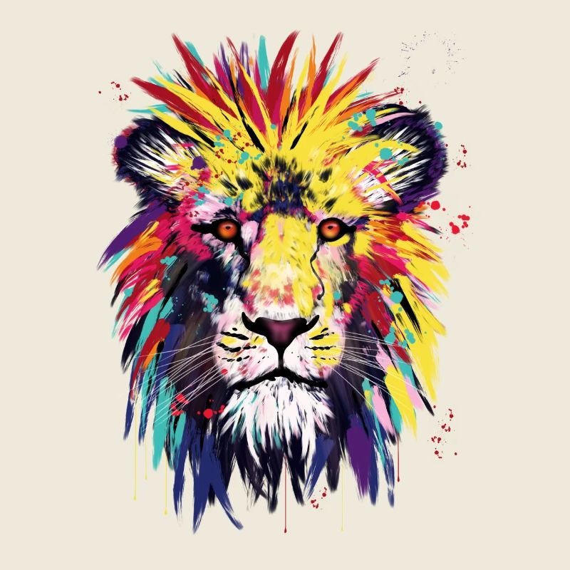 Lion Watercolor