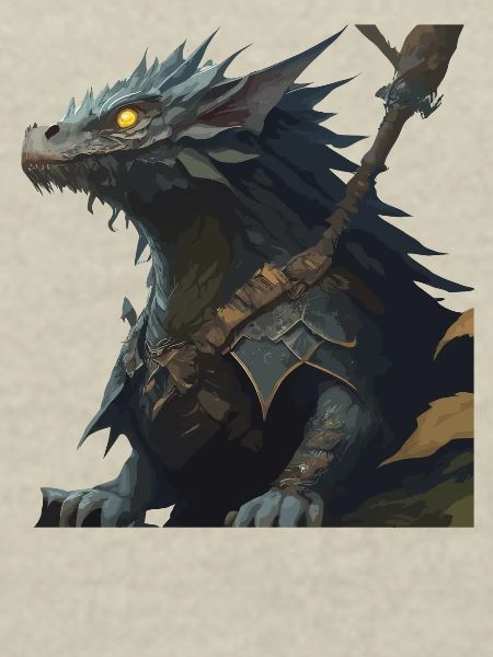 Dragon Warrior Illustration