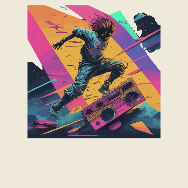 Urban dance vibe with colour explosion
