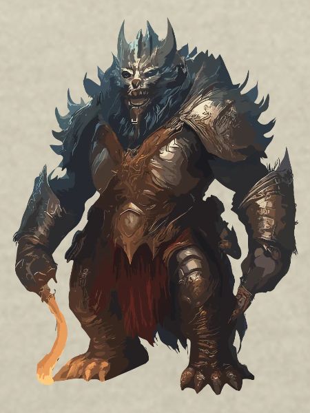 Dämonischer Krieger 