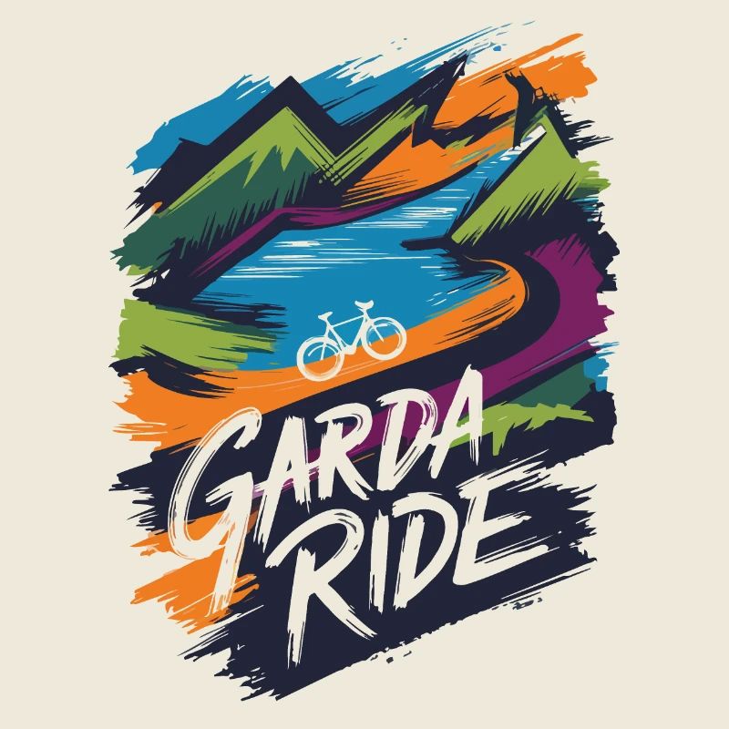 Conception de balade à vélo en montagne et au lac de Garde