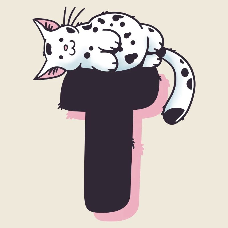 Cat Letter T