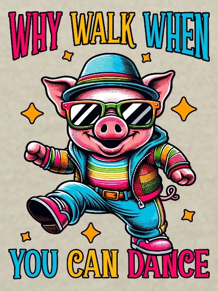 Funny Dance Pig
