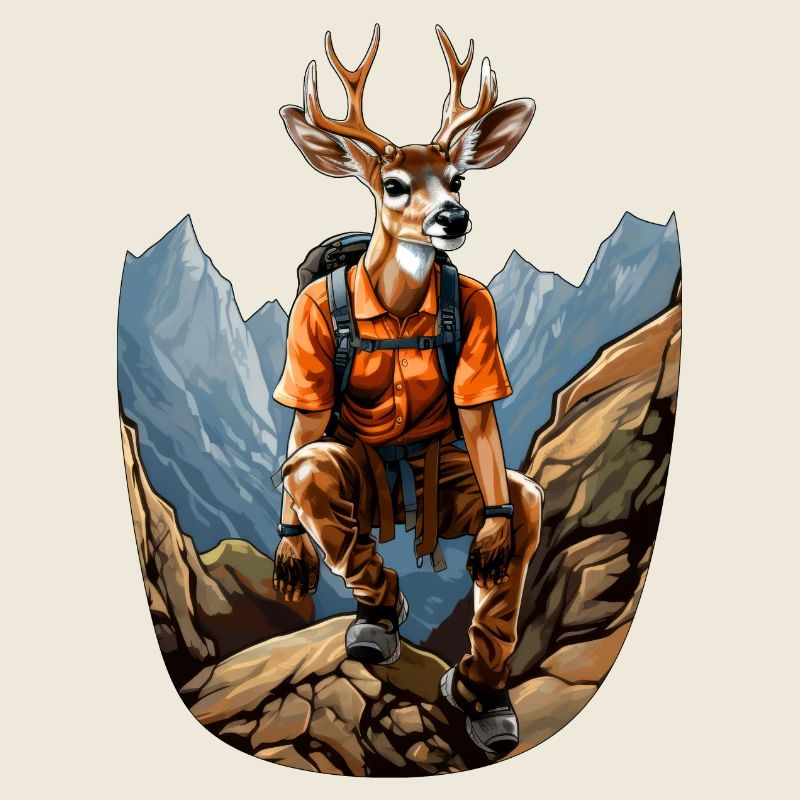 Cerf Alpiniste / Randonnée Cerf