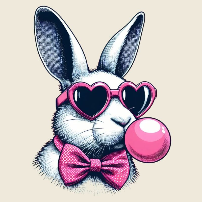 SSW31 Bunny mit Kaugummi
