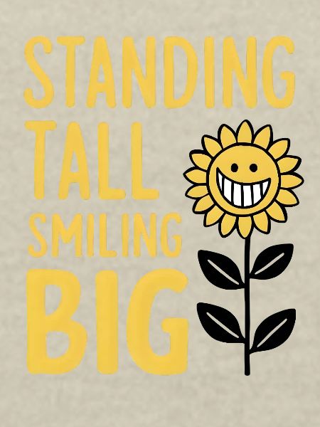 Standing Tall, Smiling Big