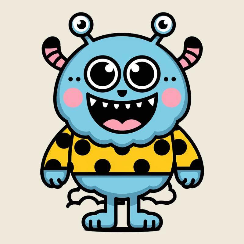 Friendly Monster blue
