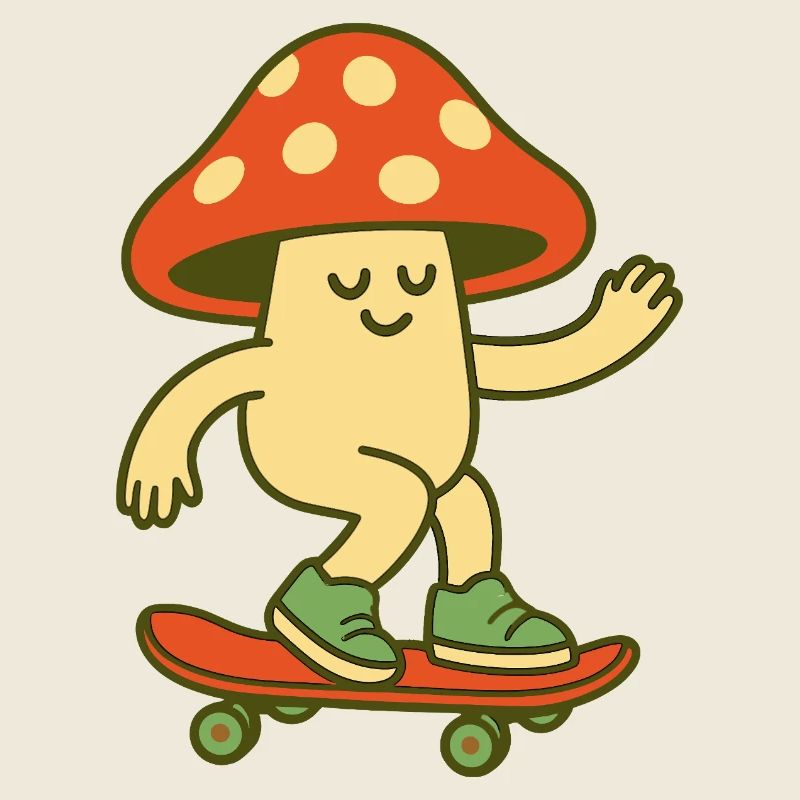 Champignon patineur
