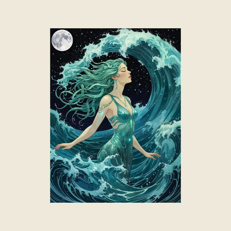 Déesse de la mer océanique