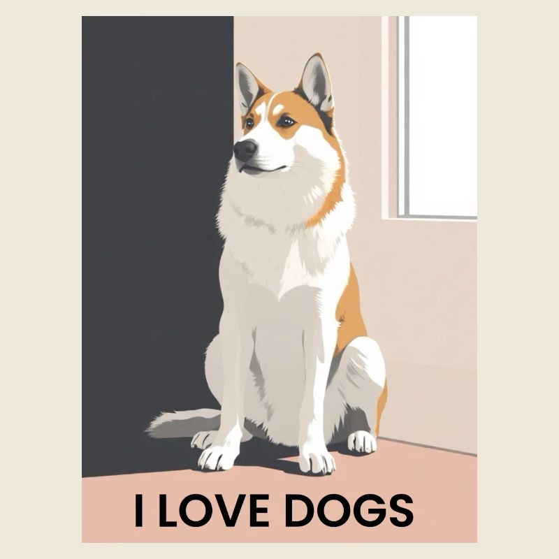 Hundefreundschaft Illustration