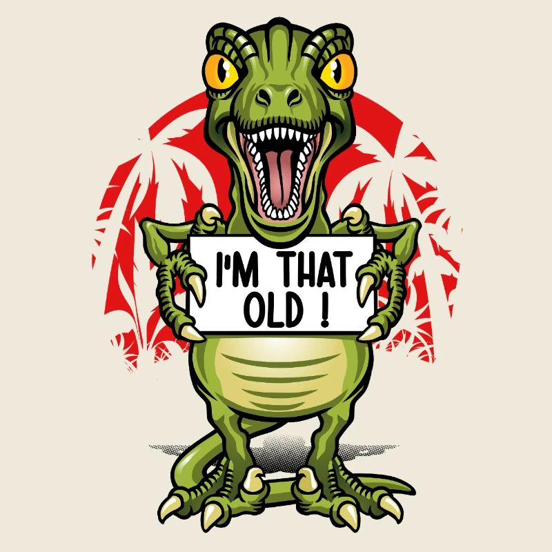 Ich bin ein alter Dinosaurier