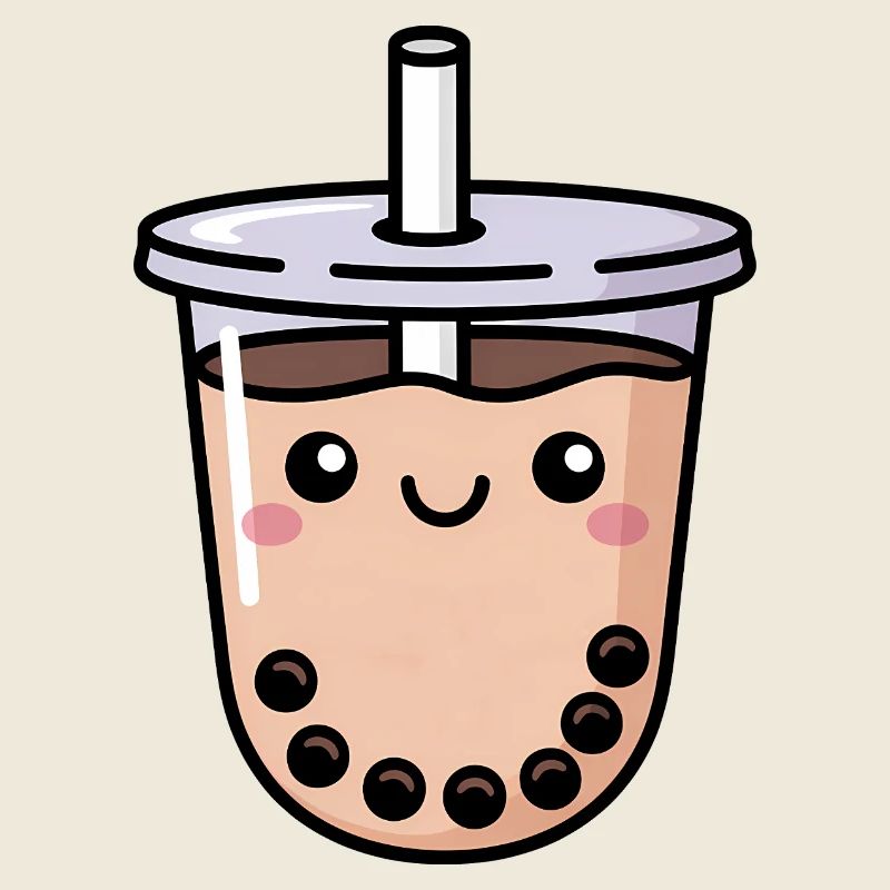 Kawaii Bubble Tea For Boba Tea Lovers